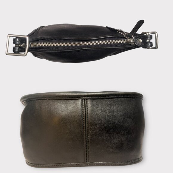 Coach Janice Legacy Bag 9950 Black Leather Nickel Convertible Shoulder Purse - Picture 9 of 10